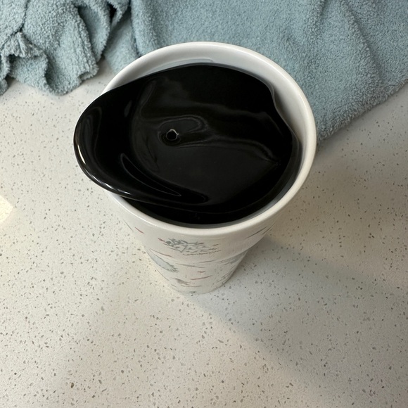 Ciroa Have a Sweet Christmas Porcelain 12 oz Travel Tumbler w/lid NWOT - Picture 5 of 8